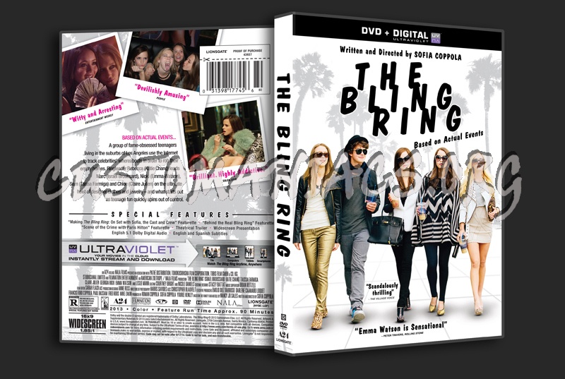 The Bling Ring dvd cover