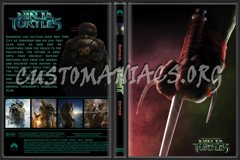 TMNT teenage mutant ninja turtles dvd cover