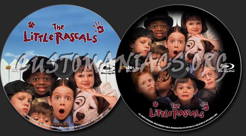 The Little Rascals blu-ray label