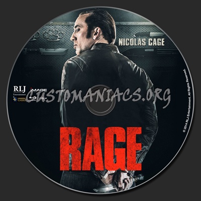 Rage (2014) blu-ray label