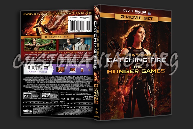 The Hunger Games 2-Movie Set dvd cover