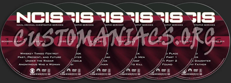 NCIS - Season 11 dvd label