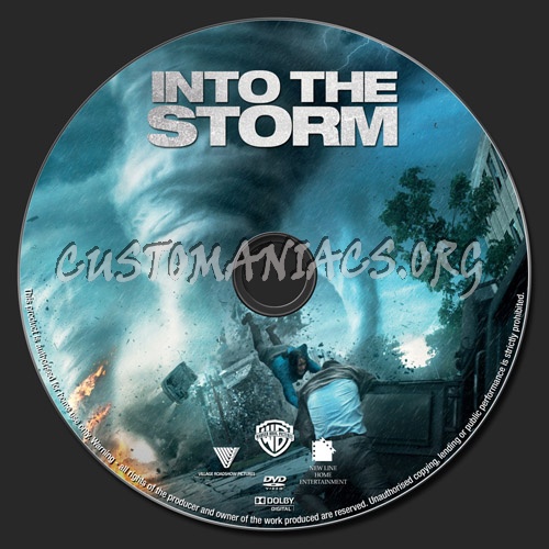 Into The Storm dvd label