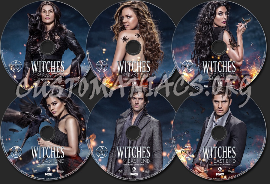 Witches Of East End Season 2 dvd label