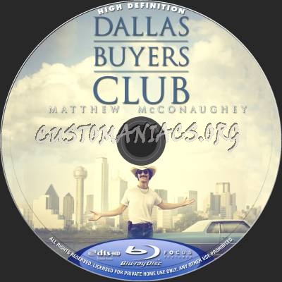 Dallas Buyers Club blu-ray label