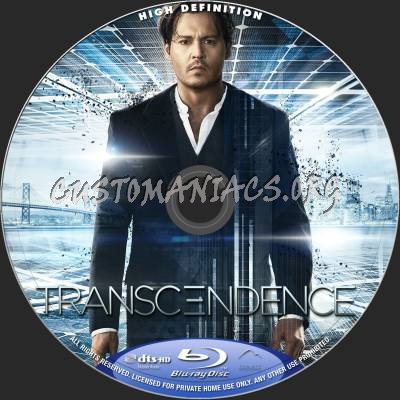 Transcendence blu-ray label