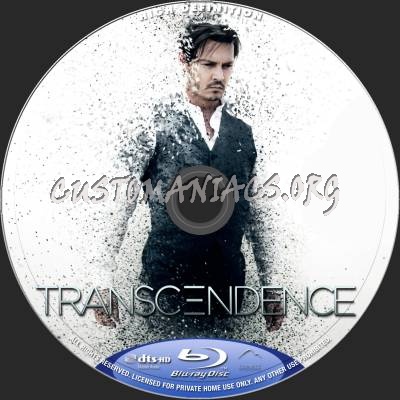 Transcendence blu-ray label