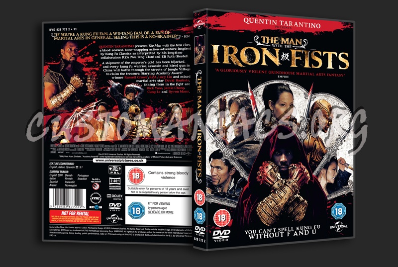 The Man With the Iron Fists dvd cover