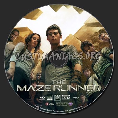 The Maze Runner blu-ray label