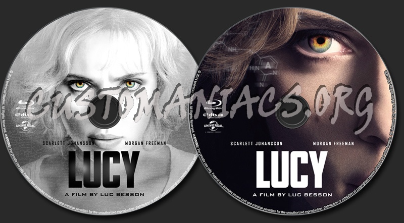 Lucy blu-ray label