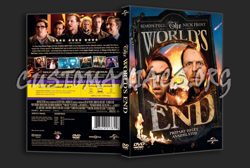 The World's End dvd cover