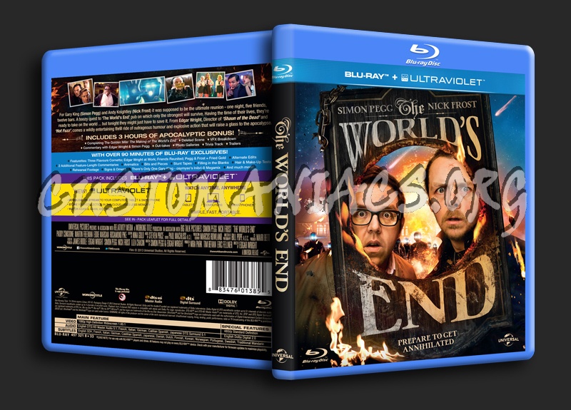 The World's End blu-ray cover