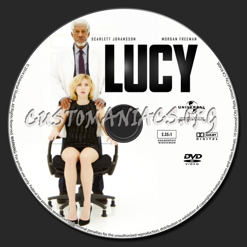 Lucy dvd label