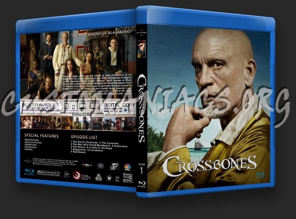 Crossbones Season 1 blu-ray cover