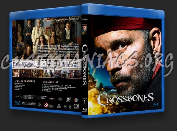 Crossbones Season 1 blu-ray cover