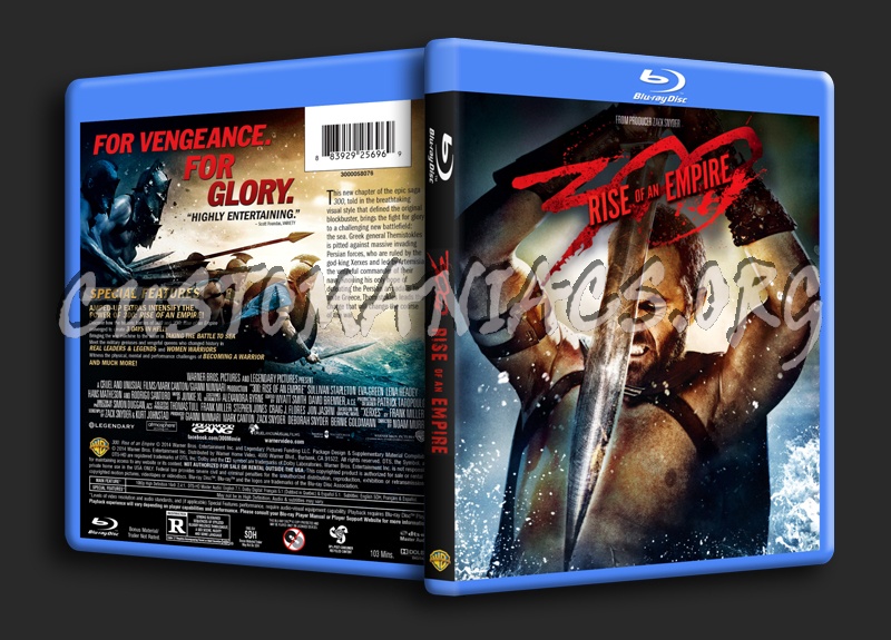 300: Rise of an Empire 2D blu-ray cover