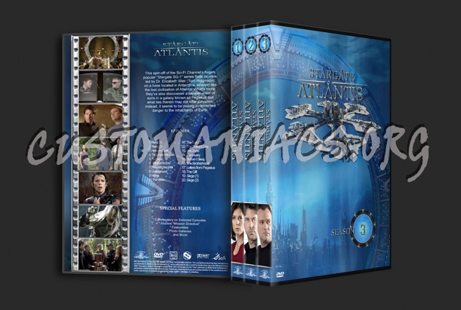 Stargate Atlantis dvd cover