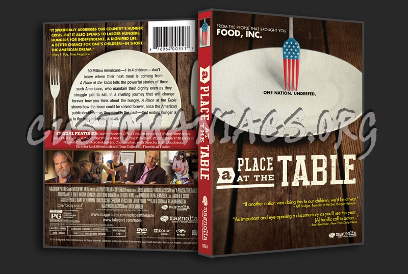 A Place At the Table dvd cover