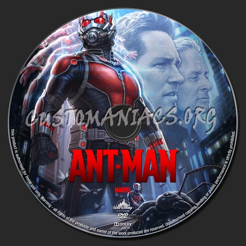 Ant-Man dvd label