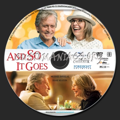 And So It Goes dvd label