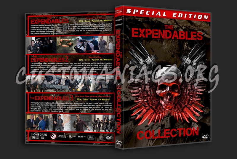 The Expendables Collection dvd cover