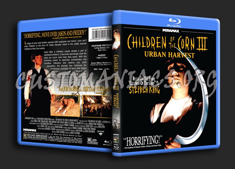 Children of the Corn III Urban Harvest blu-ray cover