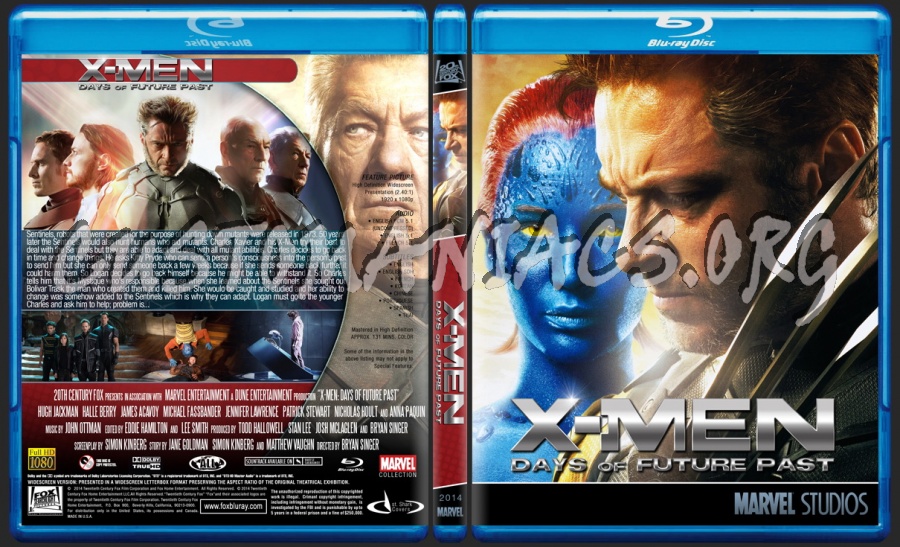 X-Men: Days of Future Past - Marvel Collection blu-ray cover