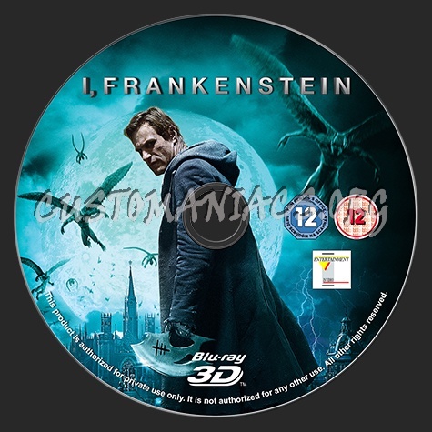 i Frankenstein blu-ray label