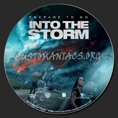 Into The Storm dvd label