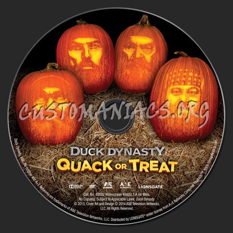 Duck Dynasty Quack or Treat dvd label