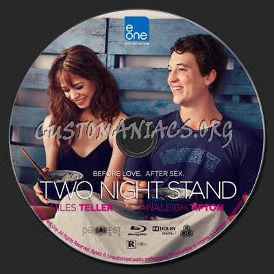 Two Night Stand blu-ray label