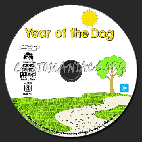 Year Of The Dog dvd label