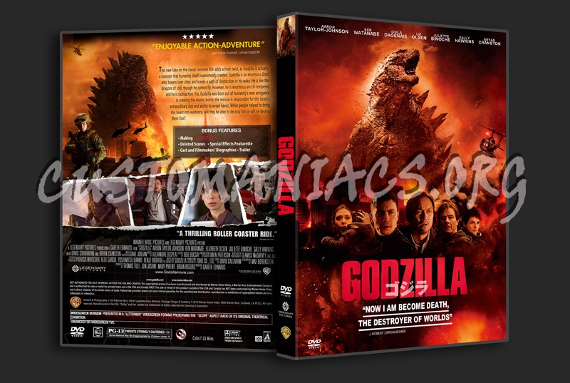 Godzilla dvd cover