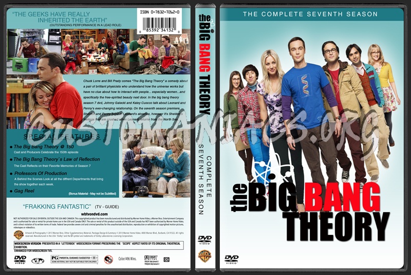 The Big Bang Theory S7 dvd cover