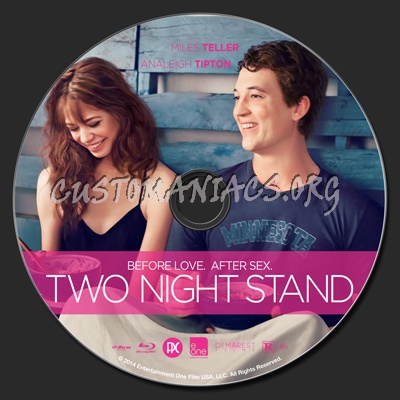 Two Night Stand blu-ray label