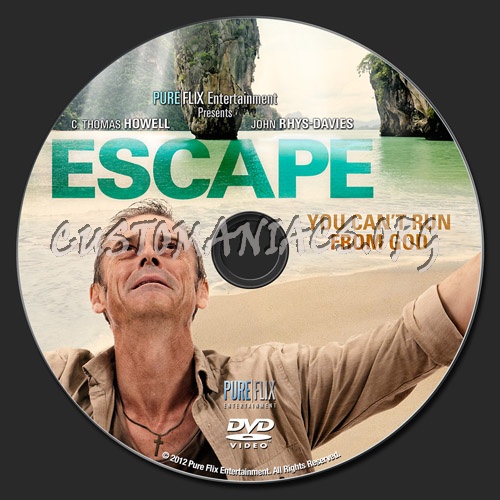 Escape (2012) dvd label