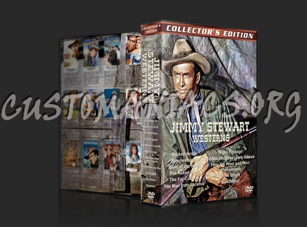 Jimmy Stewart Westerns dvd cover