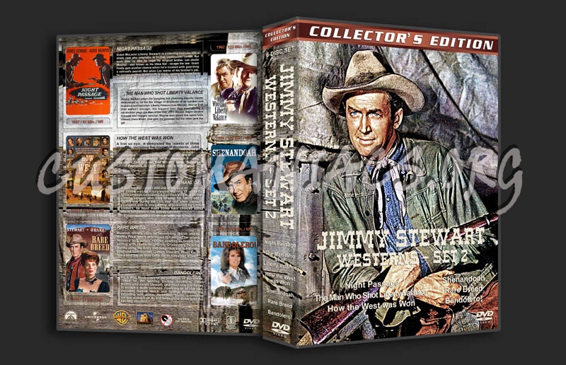 Jimmy Stewart Westerns - Set 2 dvd cover