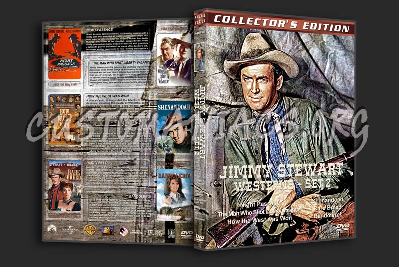 Jimmy Stewart Westerns - Set 2 dvd cover