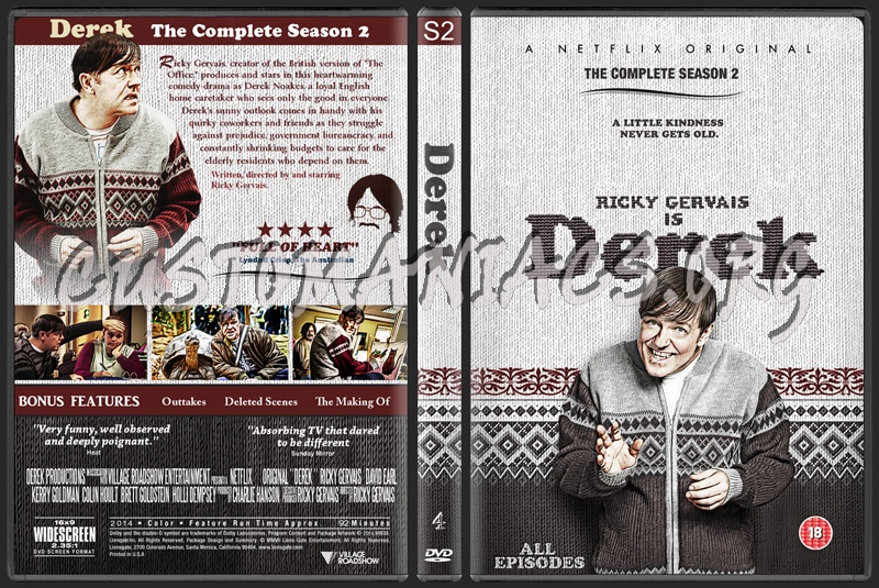 Derek Season 2 dvd cover