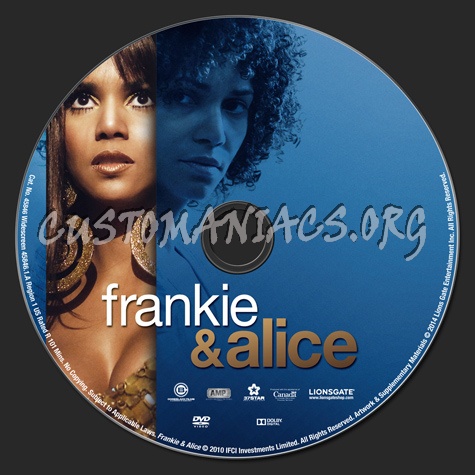 Frankie & Alice dvd label