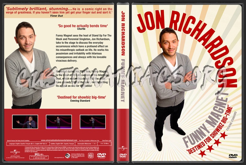 Jon Richardson Funny Magnet dvd cover