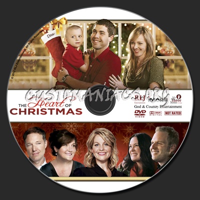 The Heart Of Christmas dvd label