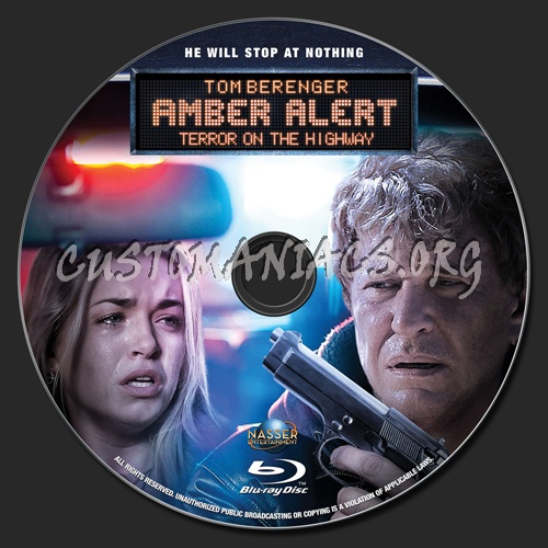 Amber Alert: Terror on the Highway blu-ray label