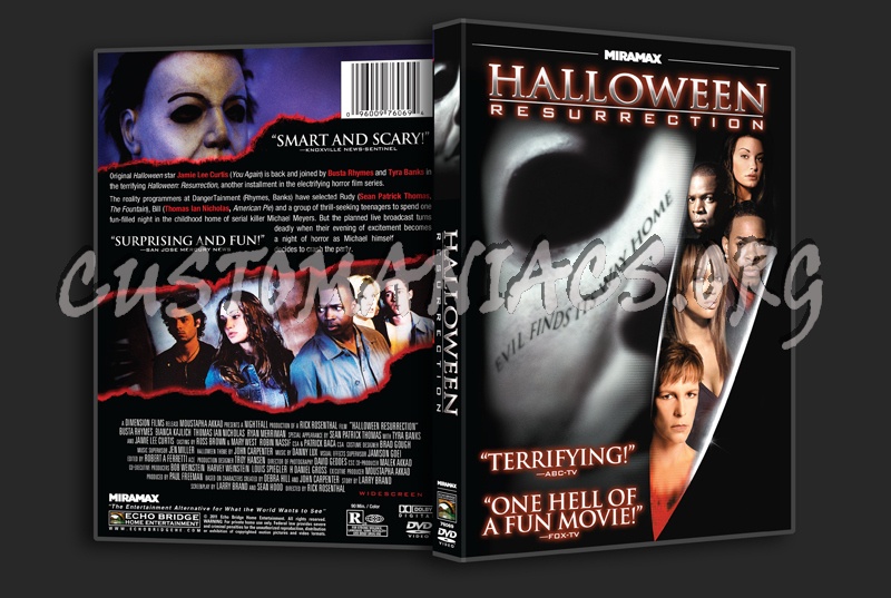 Halloween Resurrection dvd cover - DVD Covers & Labels by Customaniacs ...