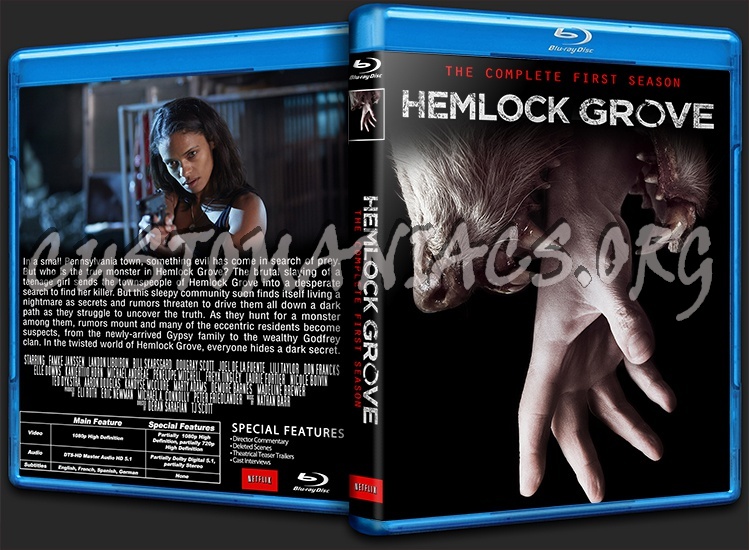 Hemlock Grove Season 1 blu-ray cover