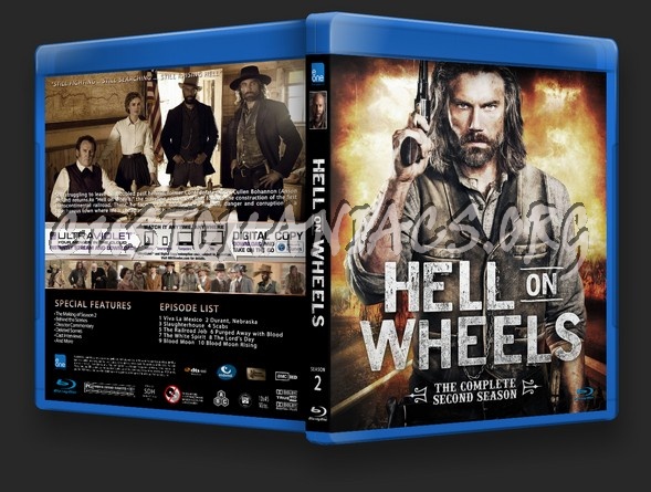 Hell On Wheels Season 2 blu-ray cover