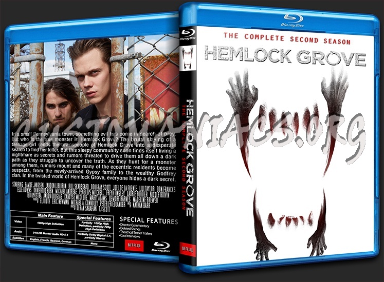 Hemlock Grove Season 2 blu-ray cover