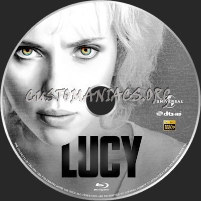 Lucy blu-ray label