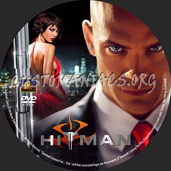 Hitman dvd label
